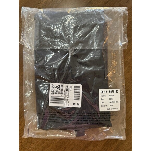 Lands’ End American Airlines Bib Apron Aviation Blue Long Adjustable Neck NWT OS - Picture 8 of 9